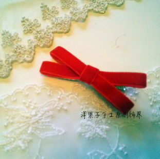 大紅色天鵝絨喜慶發飾三件套，甜美糖果色點亮新年新婚